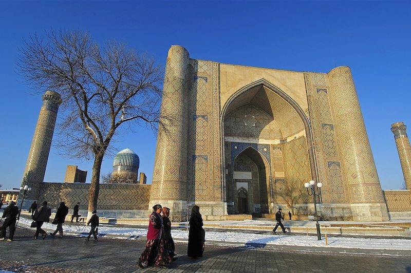 La mosquée Bibi Khanoum - Samarcande - Ouzbekistan