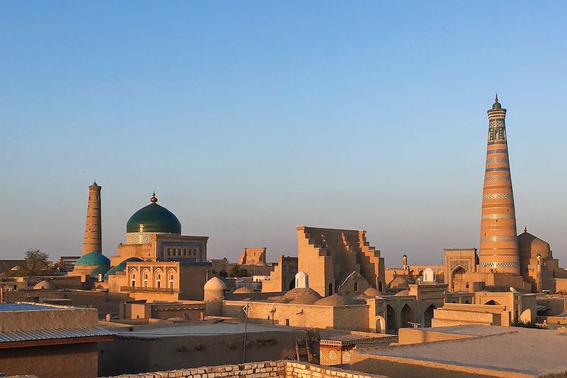 Coucher de soleil sur la ville de Boukhara - Ouzbékistan