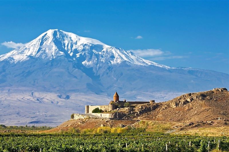 Monastère Khor Virap au pied du mont Ararat - Région d'Ararat - Arménie
