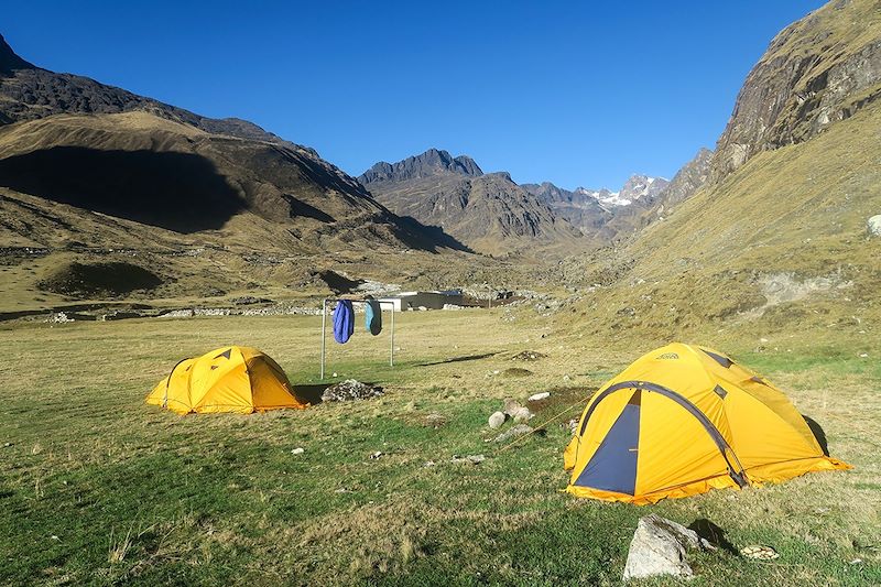 Campement à Chucura - Cordillère Royale - Bolivie