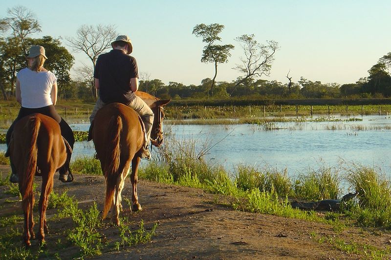 Excursion à cheval dans le Pantanal - Brésil