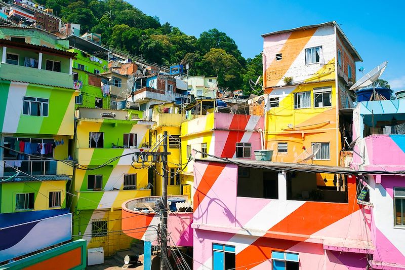 Favela Santa Marta - Rio de Janeiro - Brésil