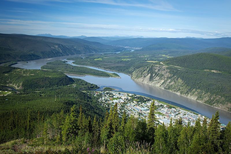 Panorama de Dawson City -  Yukon - Canada