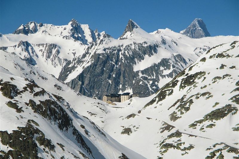 Les Alpes suisses à raquette