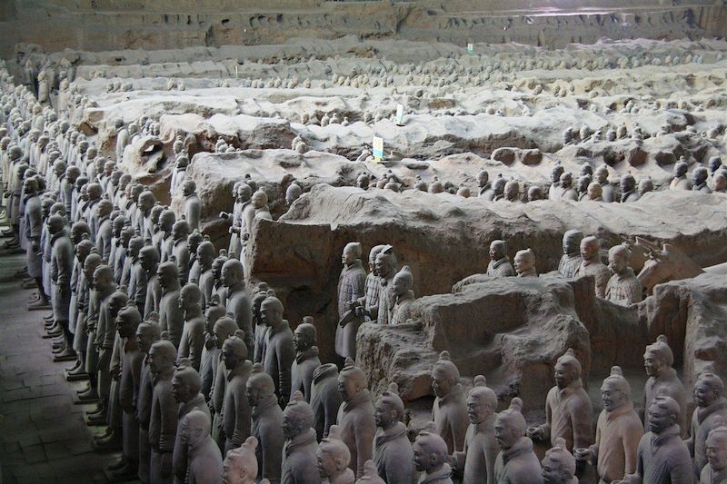 Mausolée de l'empereur Qin - Xi'an - Province de Shaanxi - Chine