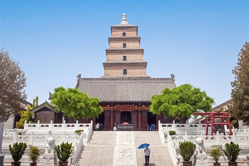 Grande pagode de l'oie sauvage - Xi'an - Province de Shaanxi - Chine