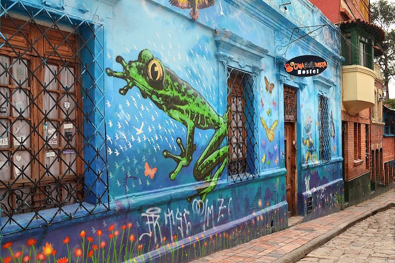 Quartier de la Candelaria à Bogota - Colombie
