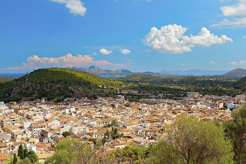 Vue sur la ville de Pollença - Majorque - Baléares - Espagne