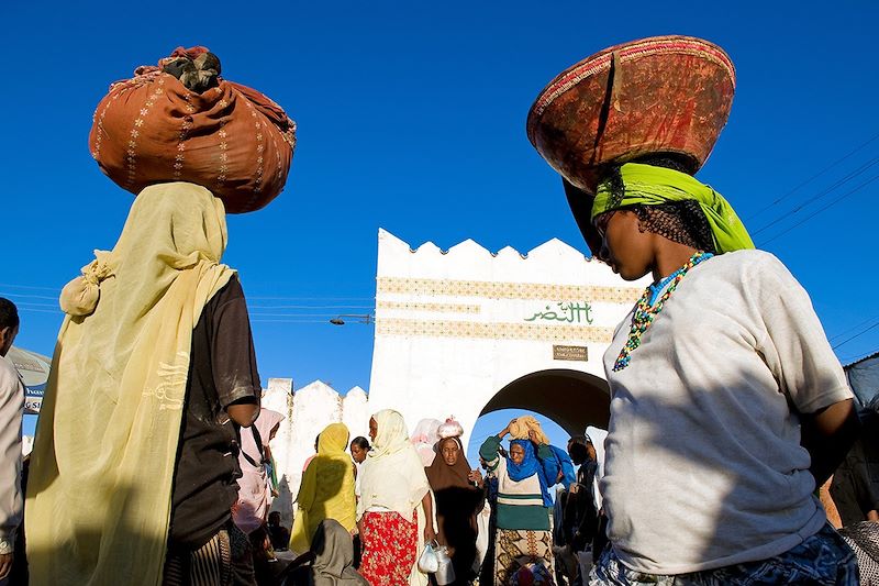 Marché chrétien de la porte Shoa - Harar - Éthiopie