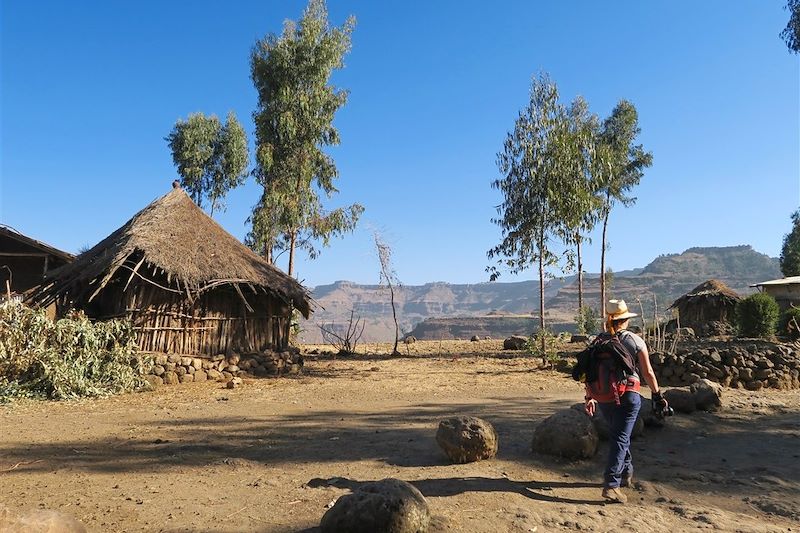Randonnée entre Ashetem Maryam et Naakuto Lab - Lalibela - Éthiopie