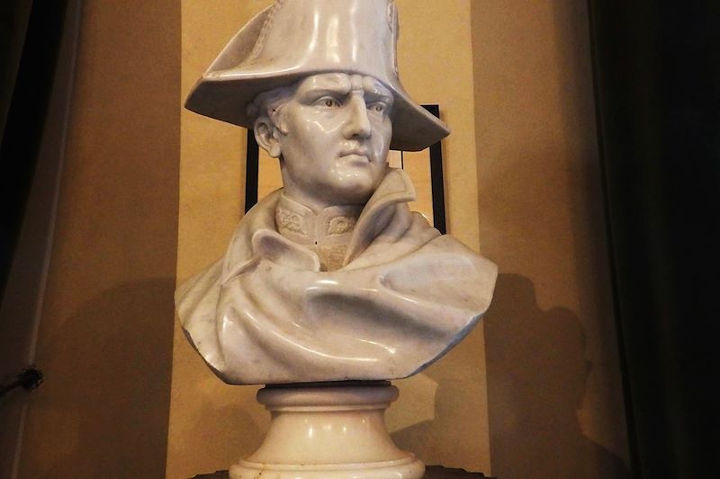 Buste de Napoléon à la Palazzina dei Mulini - Portoferraio - Île d'Elbe - Italie