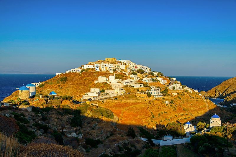 Le village de Kastro sur l'île de Sifnos - Cyclades - Grèce
