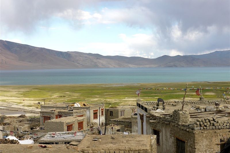 Village autour du lac Tso Moriri - Ladakh - Inde