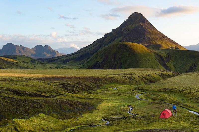 Camping près d'Álftavatn - Trek de Laugavegur - Islande