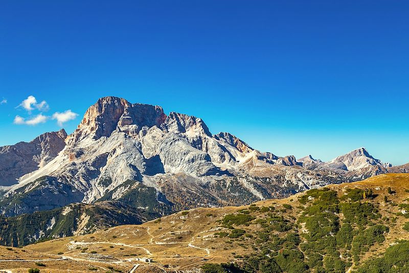 Vue sur le Strudelkopfsattel - Dolomites - Italie