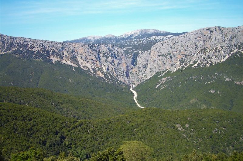 Vue sur les gorges de Gorropu - Sardaigne - Italie