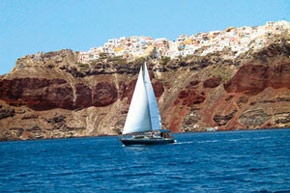 Croisière active Mykonos-Santorin