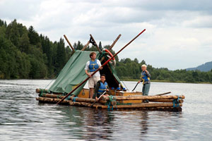 Ingmar et Olga sont sur un radeau