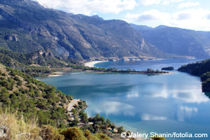 Canyon et mer mythique