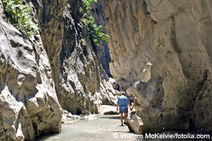 Canyon et mer mythique