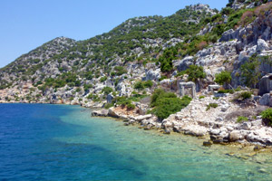 Canyon et mer mythique