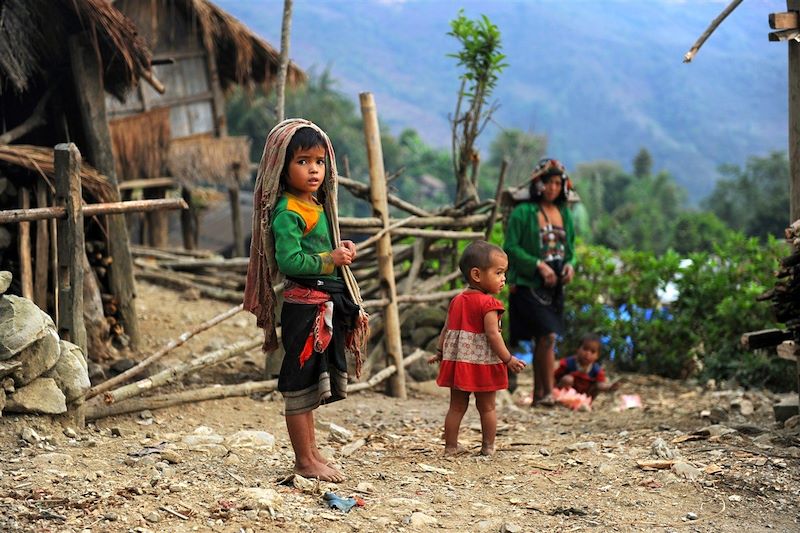 Enfants O'pa - Nord Laos