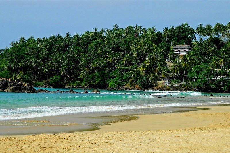 La plage de Mirissa - Sri Lanka