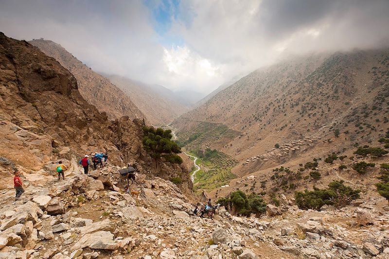 Trek dans la vallée de l'Ourika - Toubkal - Maroc