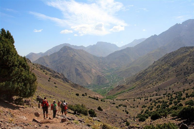 Randonnée dans le mont Toubkal - Haut Atlas - Maroc