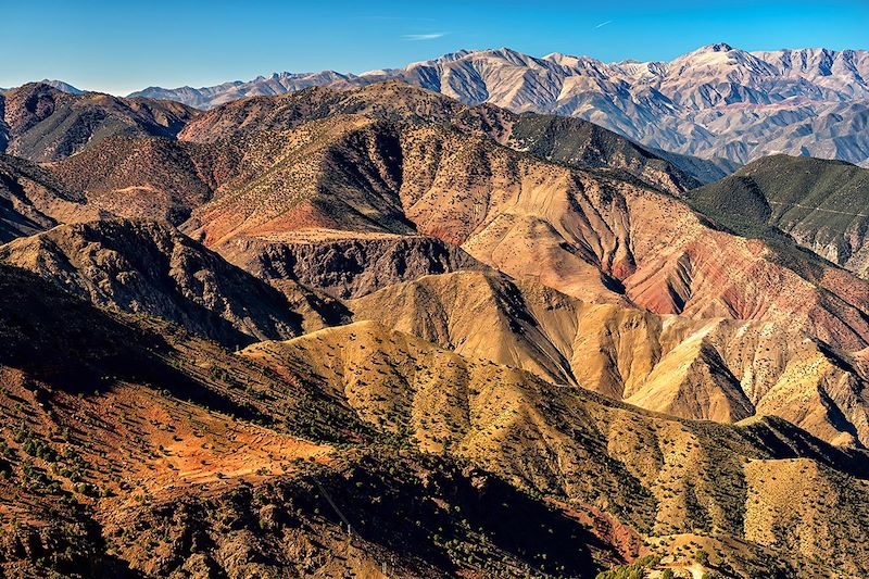 Paysages montagneux du Haut-Atlas - Maroc
