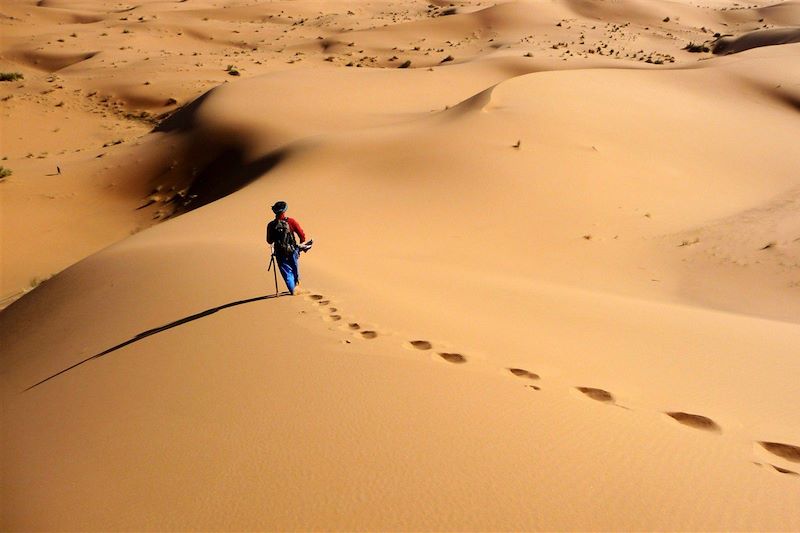 Randonnée dans le désert - Maroc
