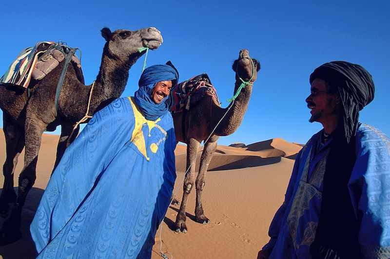 Mirages et dunes du sud marocain