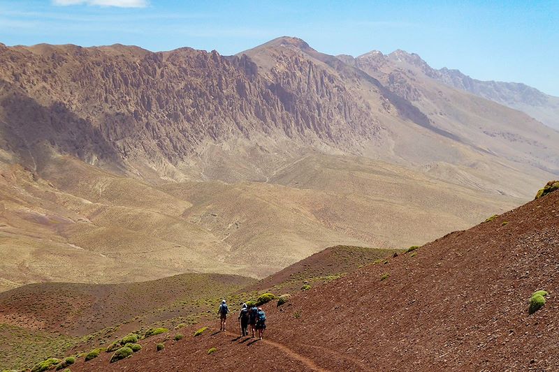 Trek dans le vallon de l'Assif Amougr - Haut Atlas - Maroc