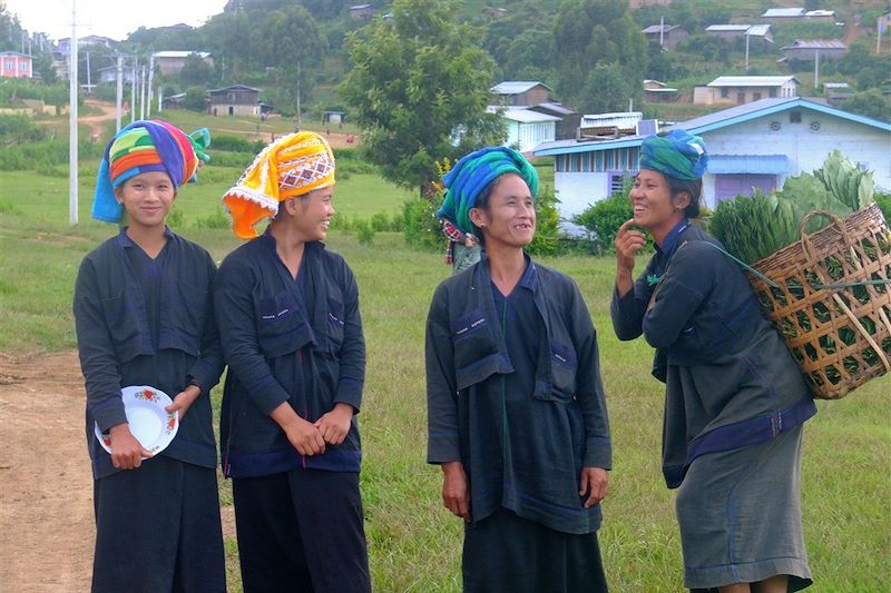 Village de Piton - Birmanie