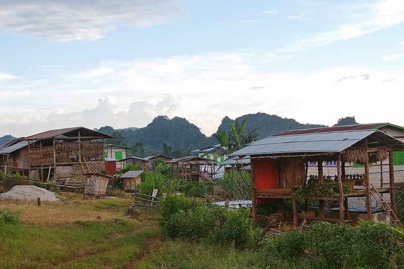 Village - Trek de Kalaw - État Shan - Birmanie