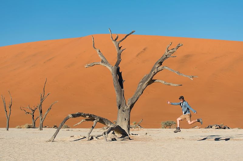 Dead Vlei dans le désert du Namib - Namibie 