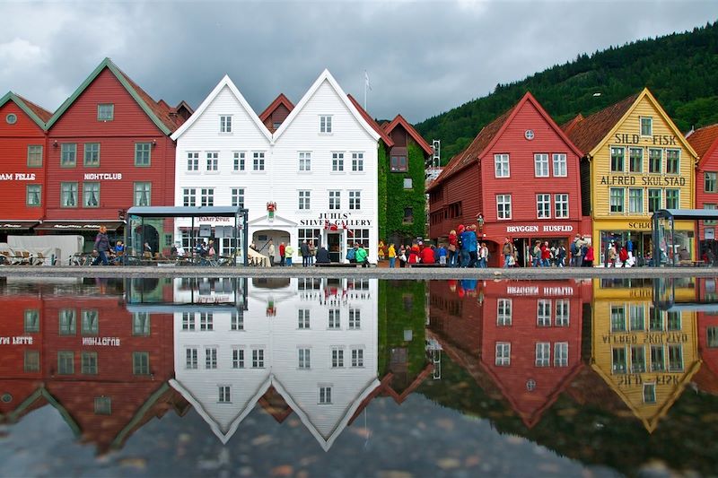 Quartier de Bryggen - Bergen - Norvège