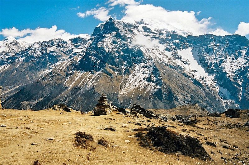 Face nord de Pisang Peak (6 092 m) - Népal