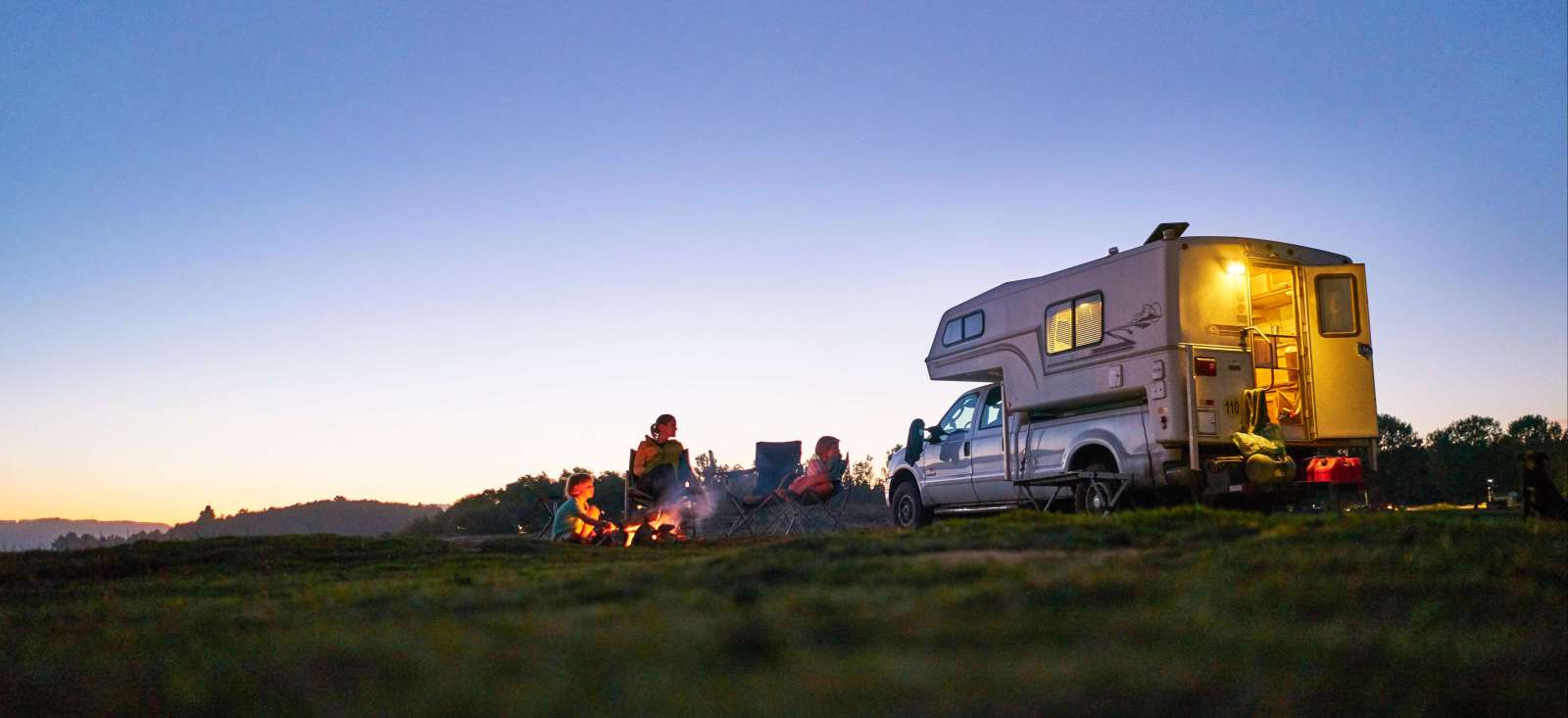 Image Ma famille en camping car chez les kiwis