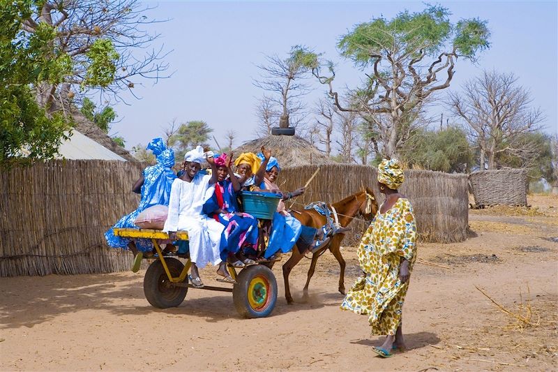 Départ pour un mariage - Région du Siné Saloum - Sénégal