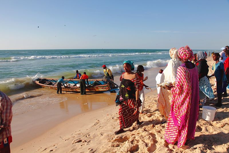 Quartier des pêcheurs Guet N'dar - Langue de Barbarie - Saint Louis - Sénégal