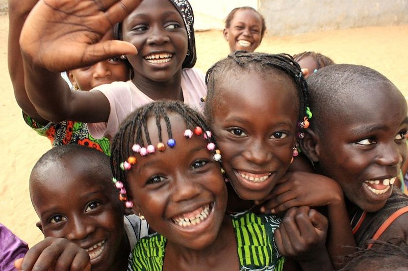 Groupe d'enfants - Sénégal