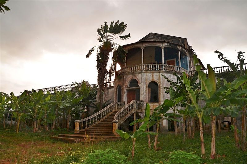 Plantation de cacao à Agua Ize - Sao Tomé-et-Principe