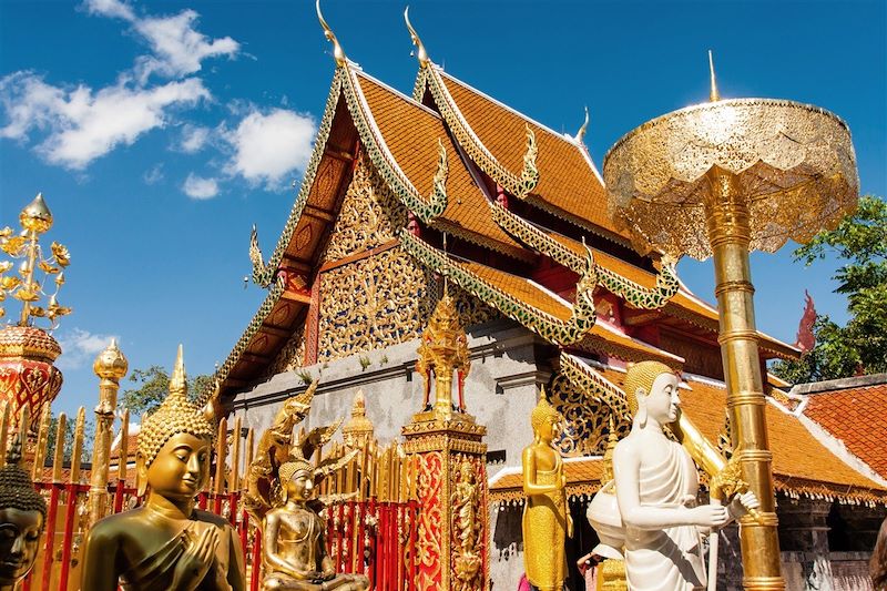 Temple buddhiste Wat Phrathat Doi Suthep - Chiang Mai - Thaïlande