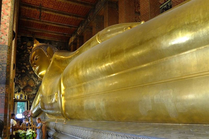 Bouddha couché - Wat Pho - Bangkok - Province de Bangkok - Thaïlande