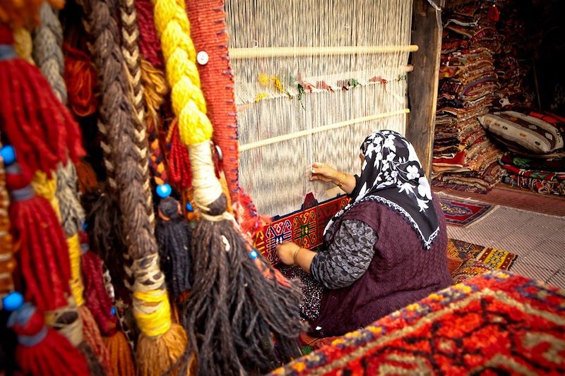 Fabrication artisanale de tapis - Turquie
