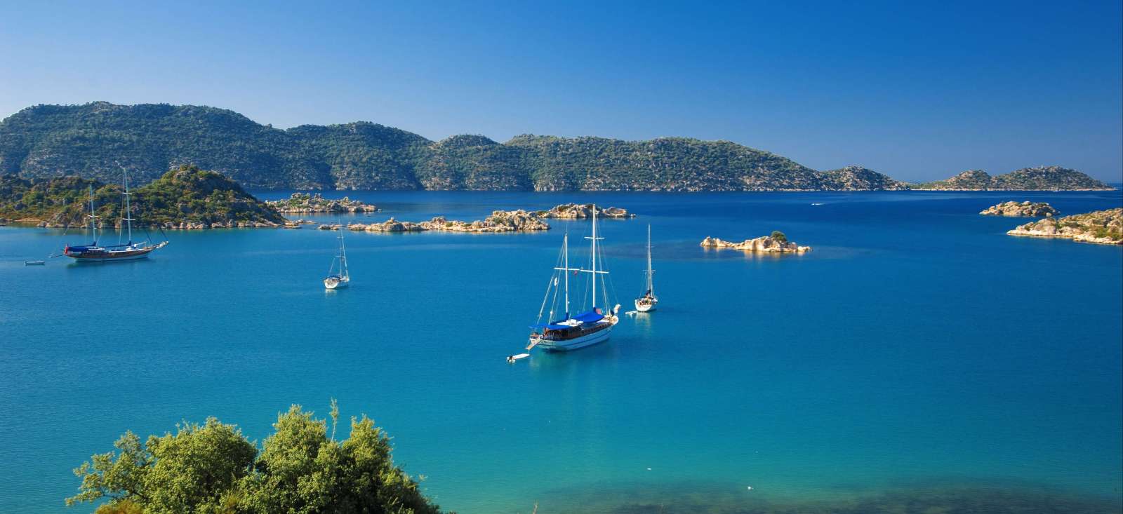 Image Rando-bateau en mer turquoise