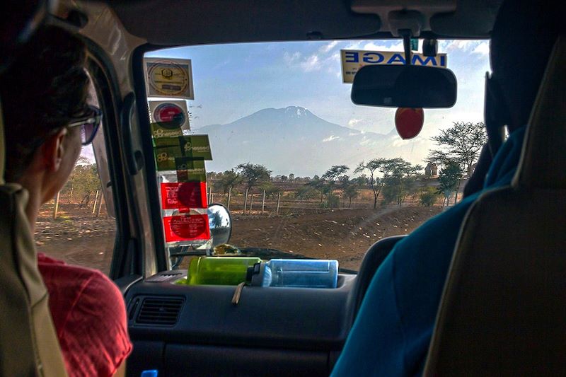 En route aux alentours du Kilimandjaro - Tanzanie