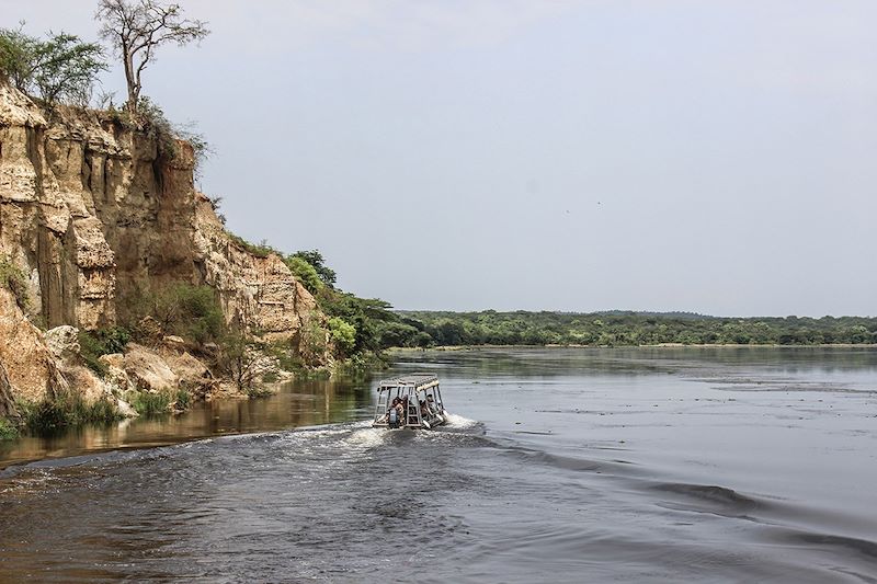 Croisière en bateau sur le Nil et randonnée jusqu'aux chutes - Murchison Falls - Ouganda