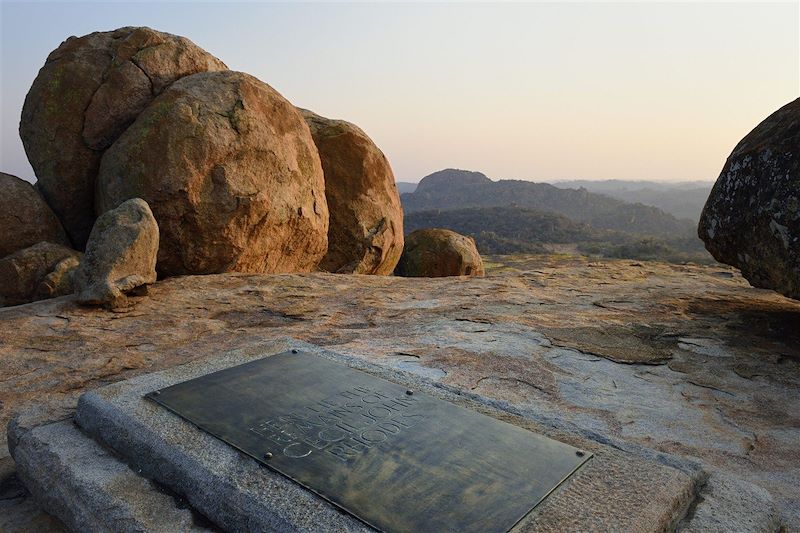 Tombe de Cecil Rhodes - Matobo - Province de Matabeleland septentrional - Zimbabwe